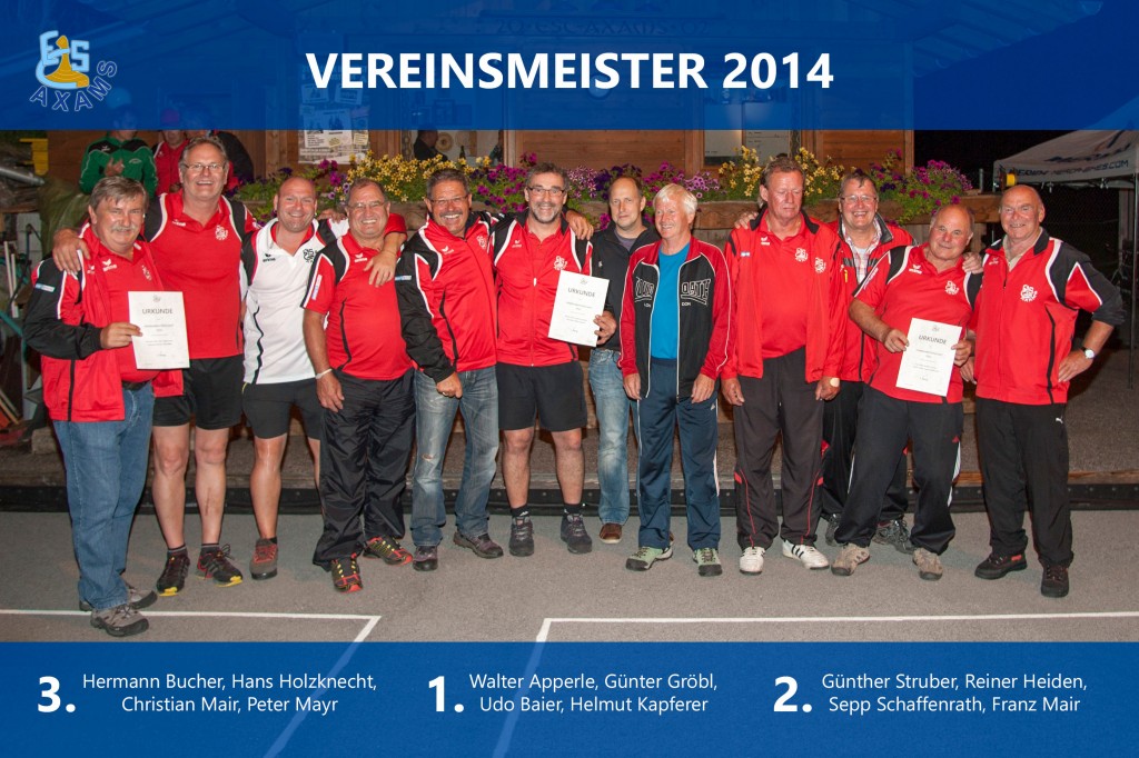 Vereinsmeister 2014